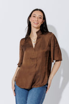 Cocoa Milan Fluted Blogger Shirt