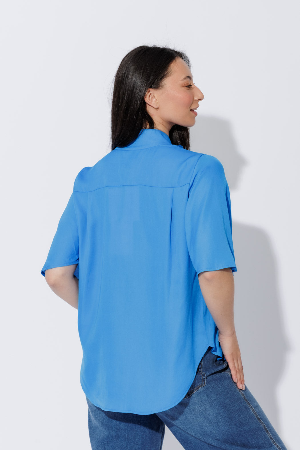 Sapphire Milan Fluted Blogger Shirt