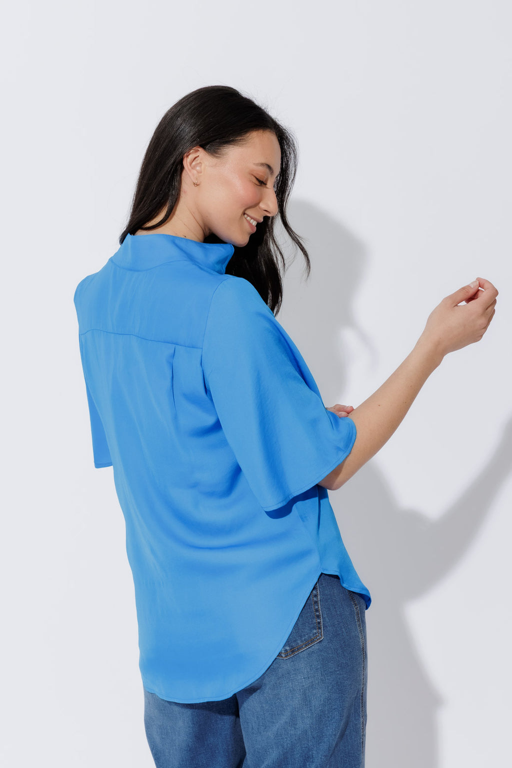 Sapphire Milan Fluted Blogger Shirt