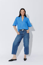 Sapphire Milan Fluted Blogger Shirt