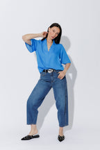 Sapphire Milan Fluted Blogger Shirt