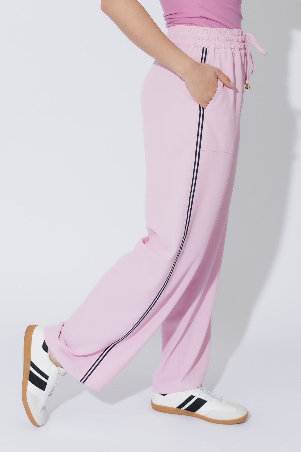 Pink Stripe Sport Pant