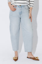 Light Denim Classic Barrel Jean