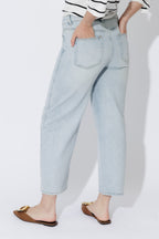 Light Denim Classic Barrel Jean