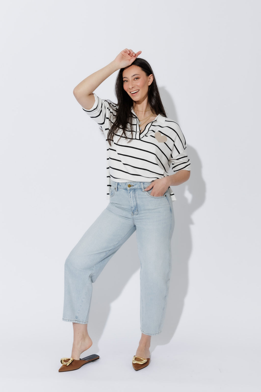 Light Denim Classic Barrel Jean