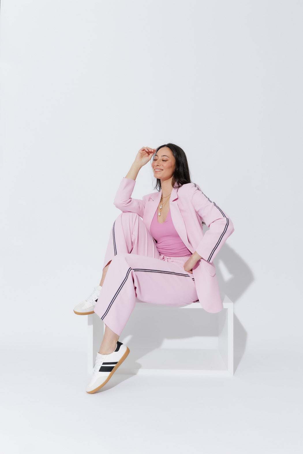 Pink Stripe Sport Pant