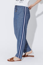 Chambray Sport Barrel Pant