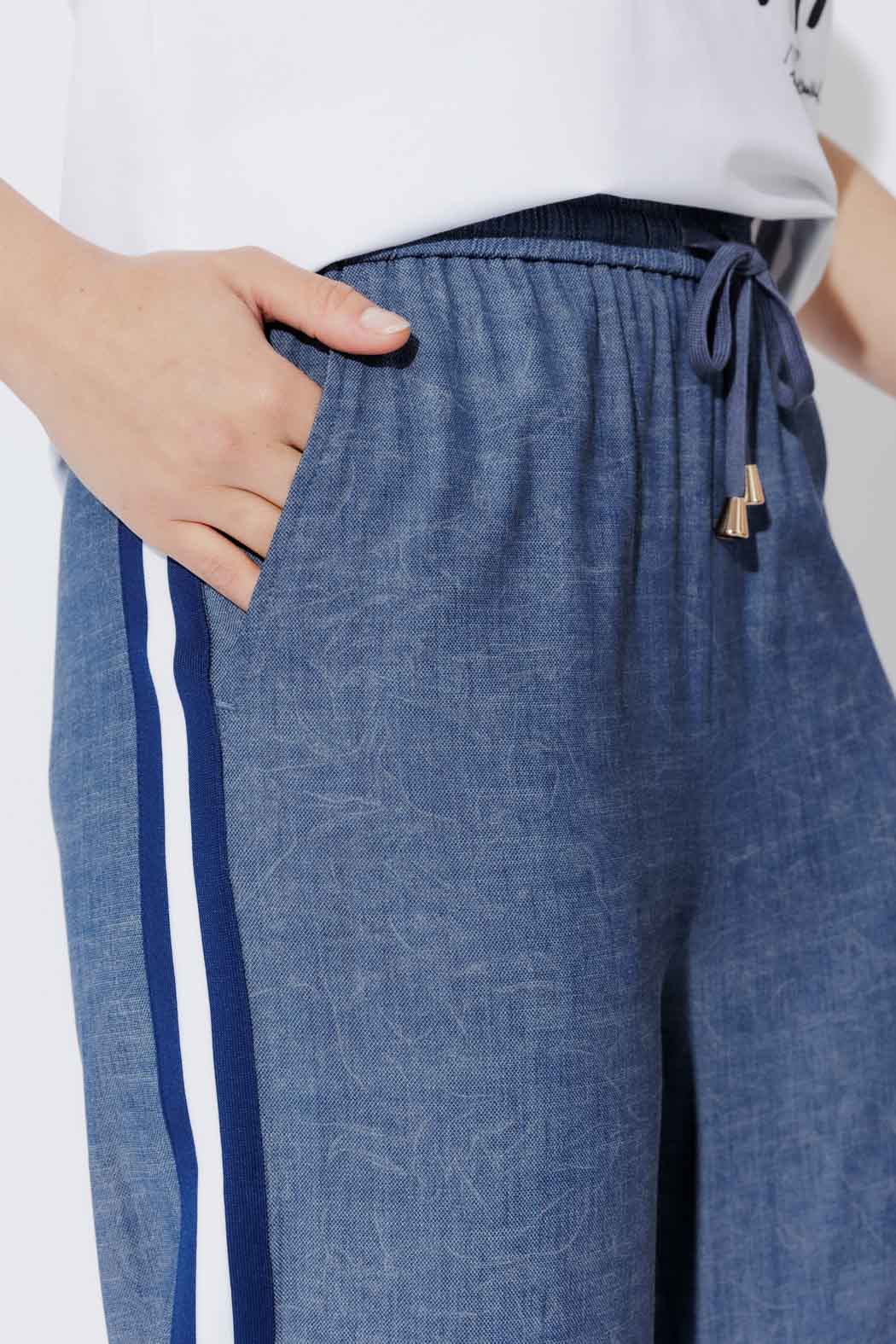 Chambray Sport Barrel Pant