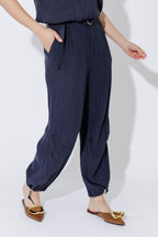 Navy Tencel Street Pant