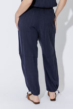 Navy Tencel Street Pant