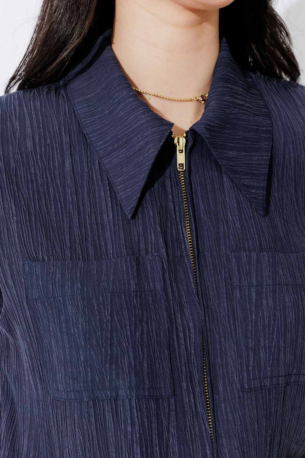 Navy Tencel Sport Vest