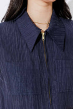 Navy Tencel Sport Vest