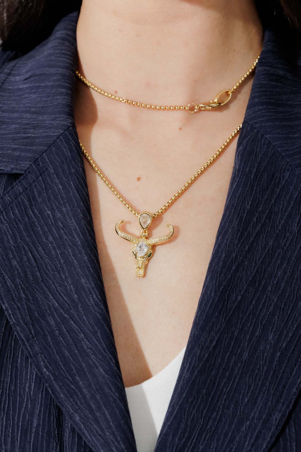 Gold Venetian Rodeo Necklace
