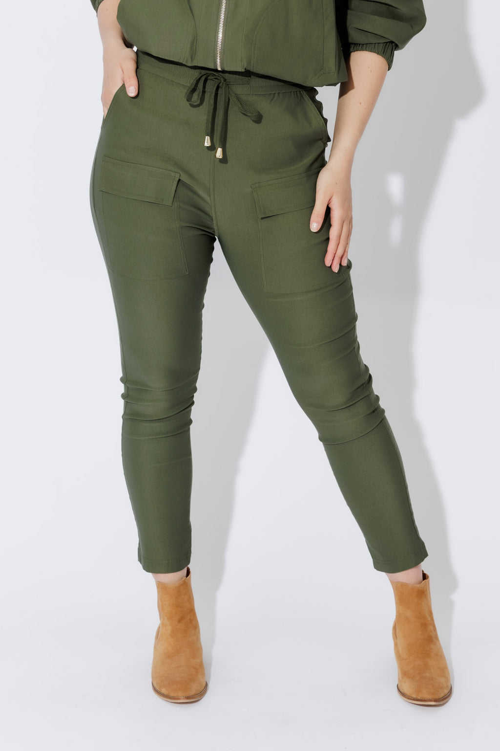Khaki Lux Sport Cargo Pant