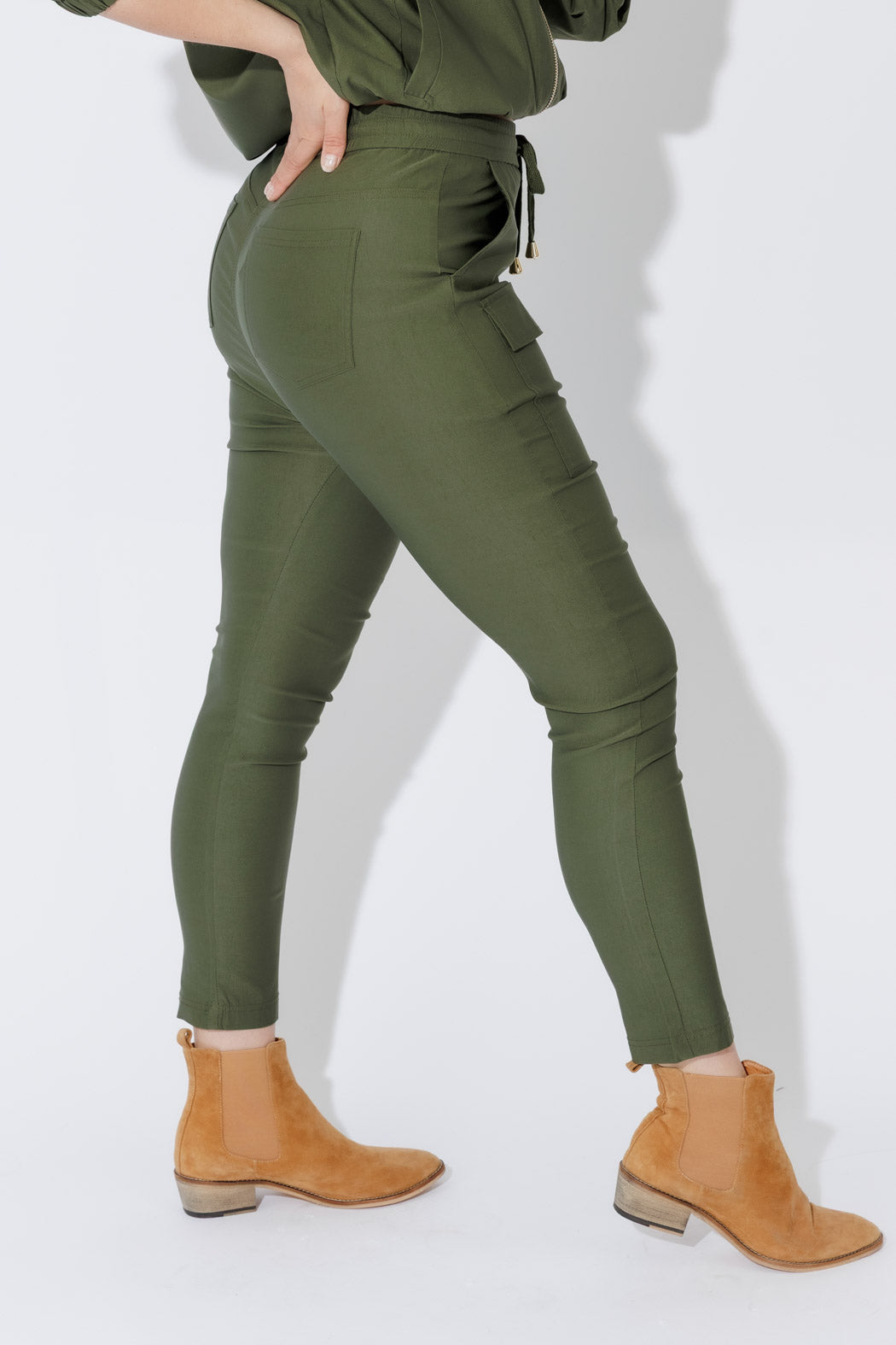 Khaki Lux Sport Cargo Pant