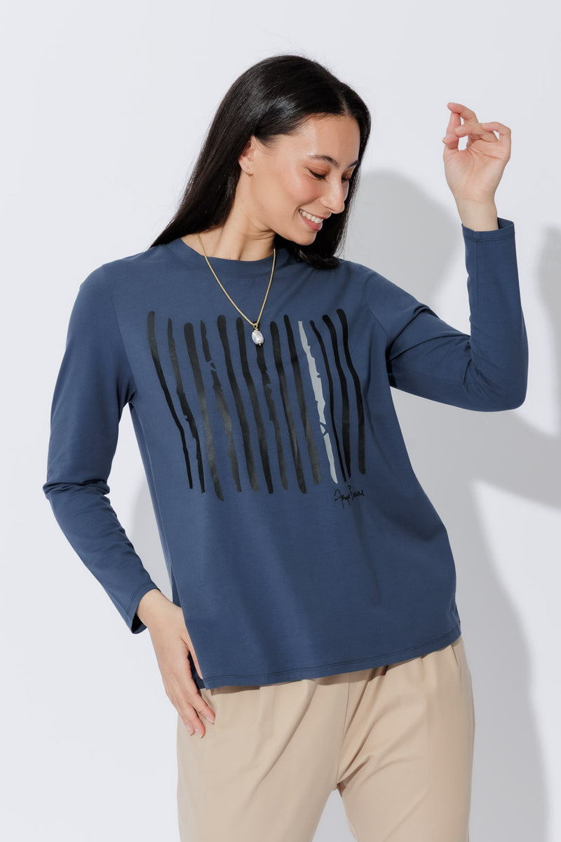 Navy Lines T-Shirt