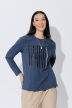 Navy Lines T-Shirt