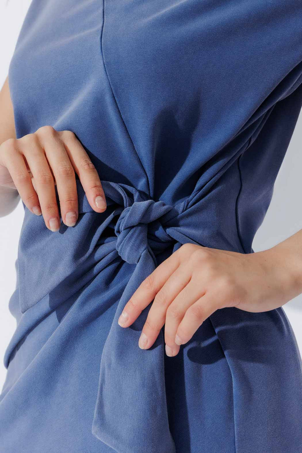 Cornflower Washed Cotton Harlow Dress