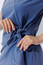 Cornflower Washed Cotton Harlow Dress