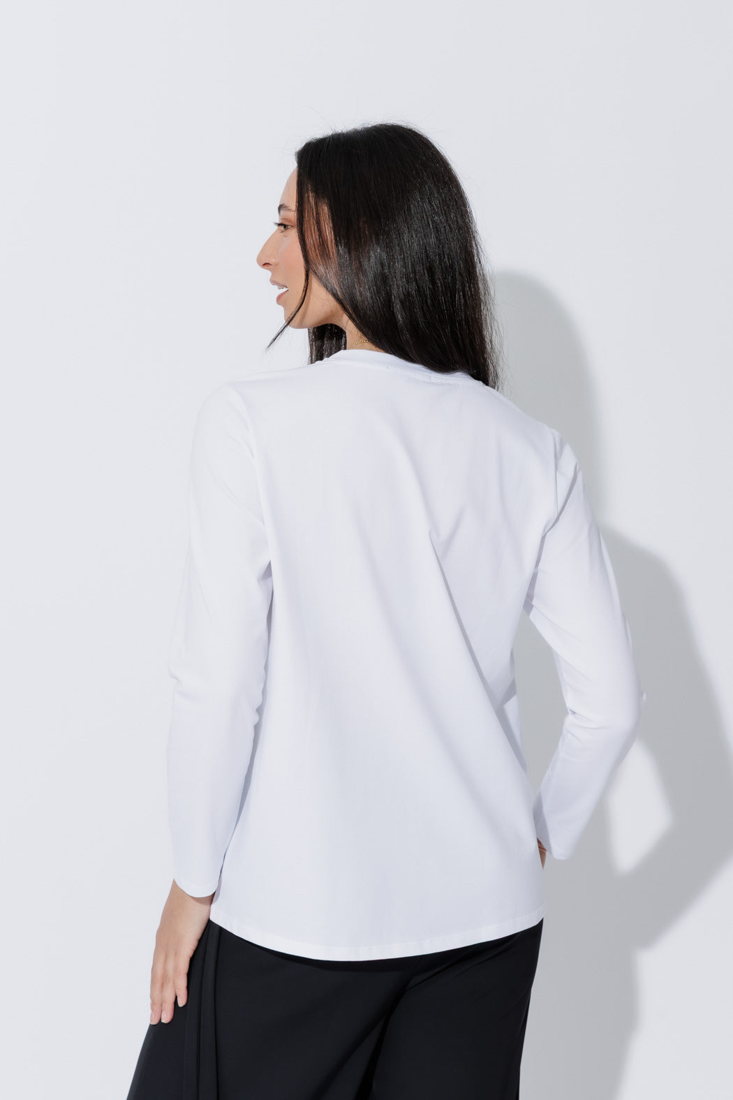 White Lines Long Sleeve T-Shirt