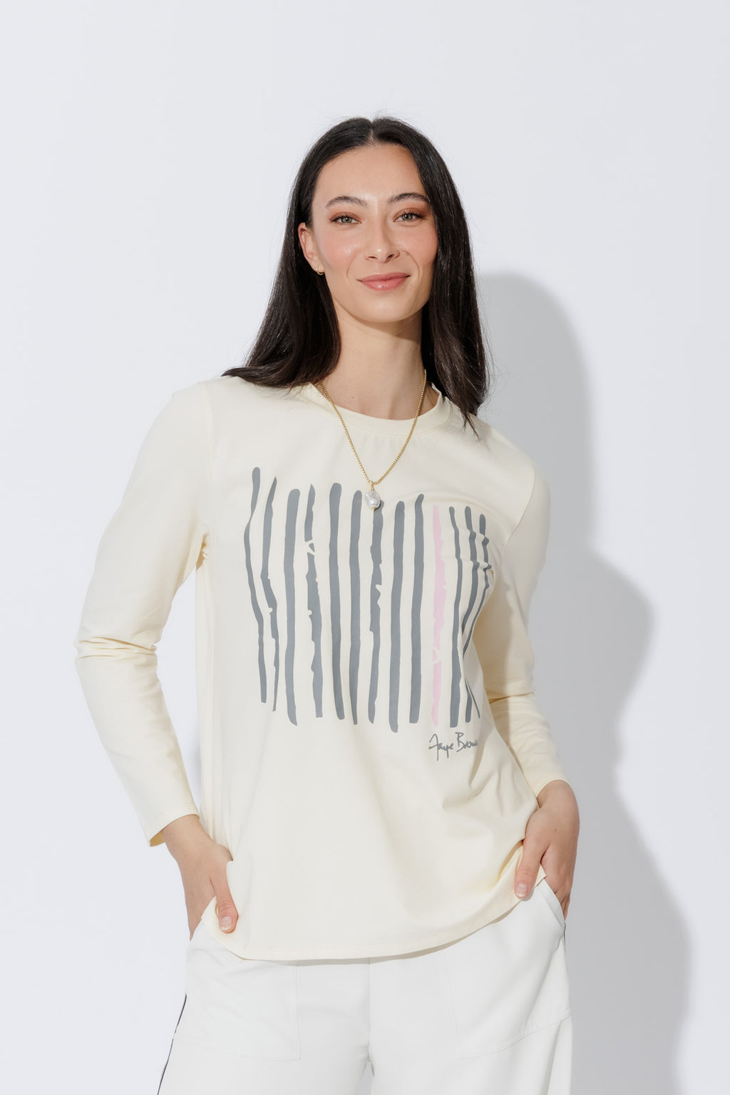 Lemon Lines Long Sleeve T-Shirt