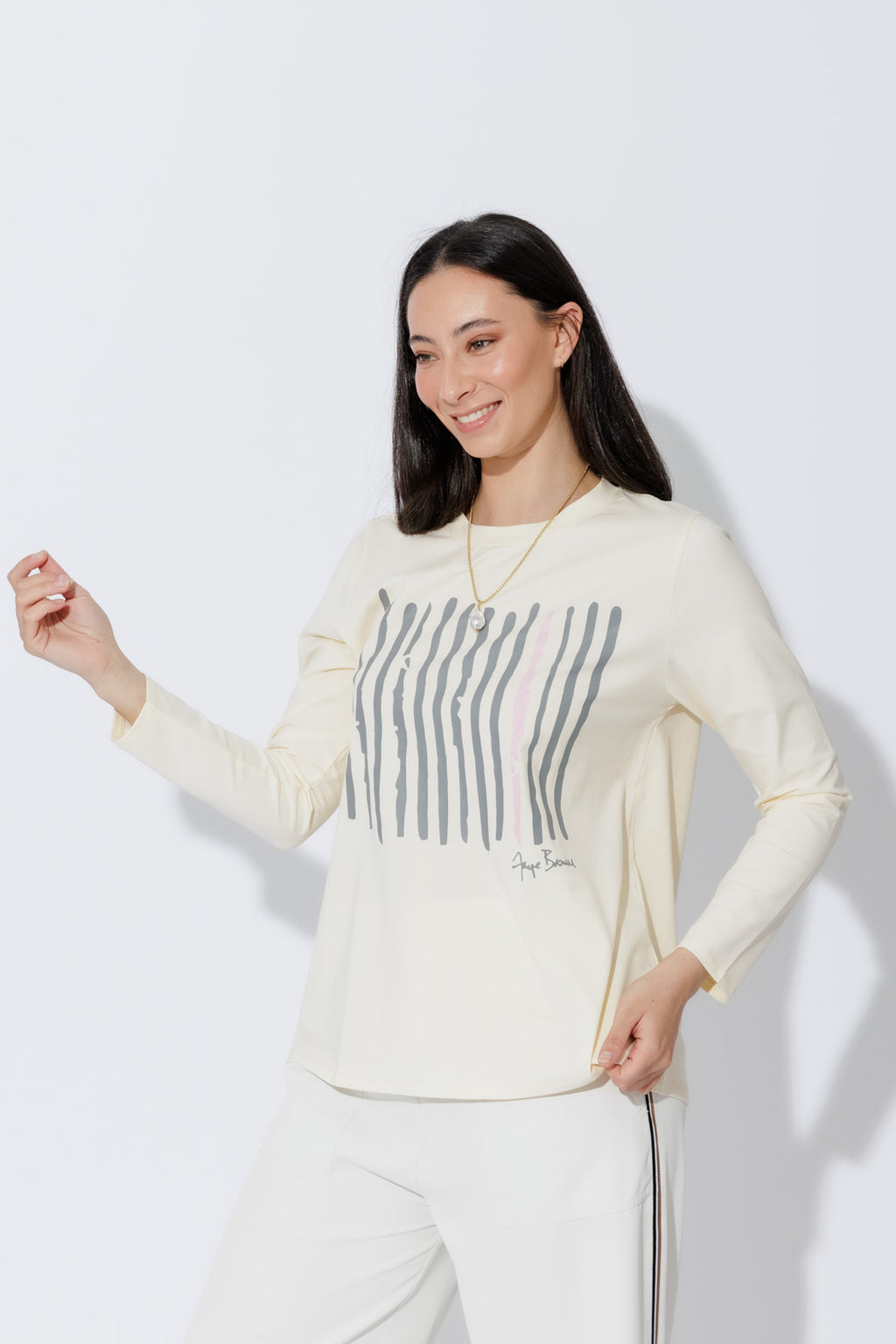 Lemon Lines Long Sleeve T-Shirt
