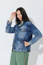 Mid Denim Love Jacket Mid Denim