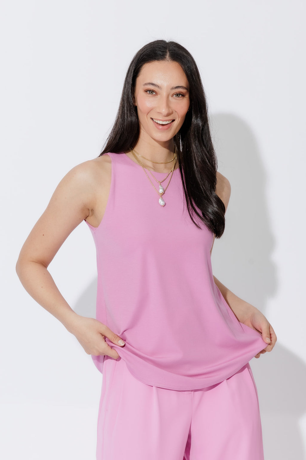 Pink Tencel Flippy Cami