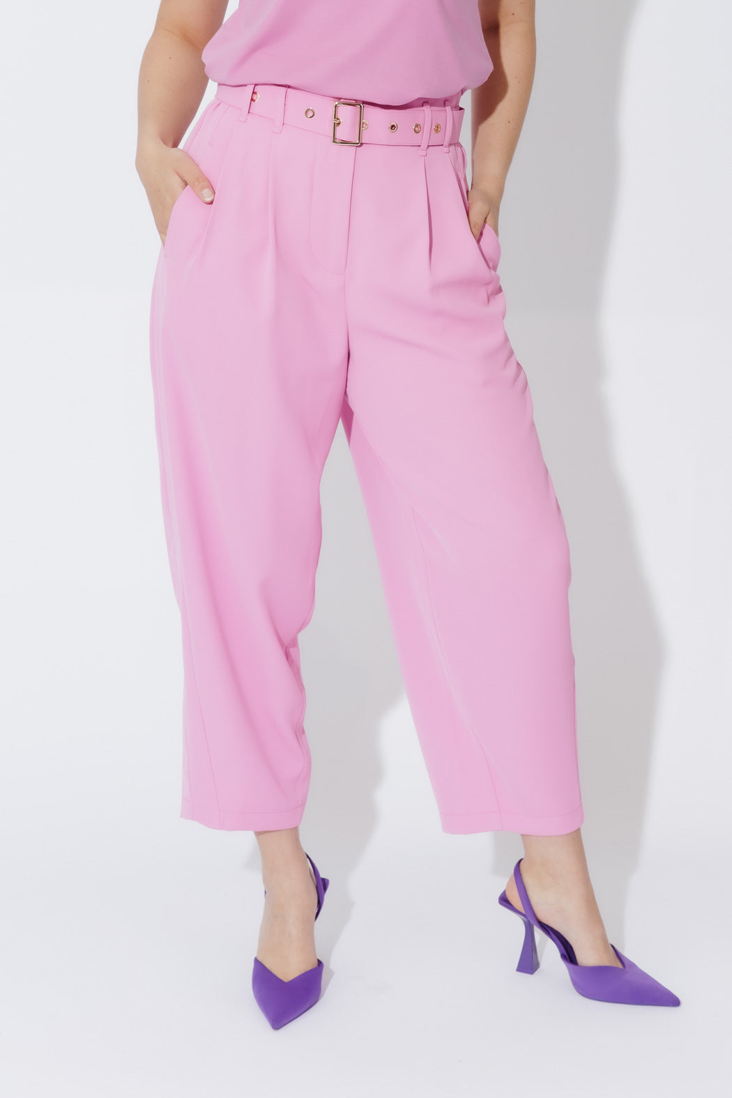 Pink Euro Barrel Cleo Pant