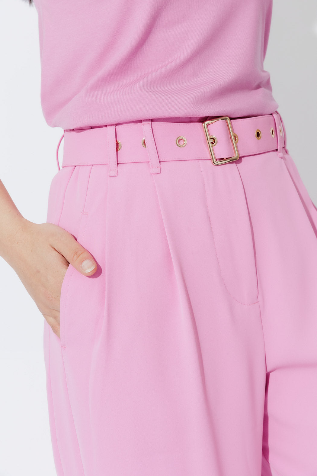 Pink Euro Barrel Cleo Pant