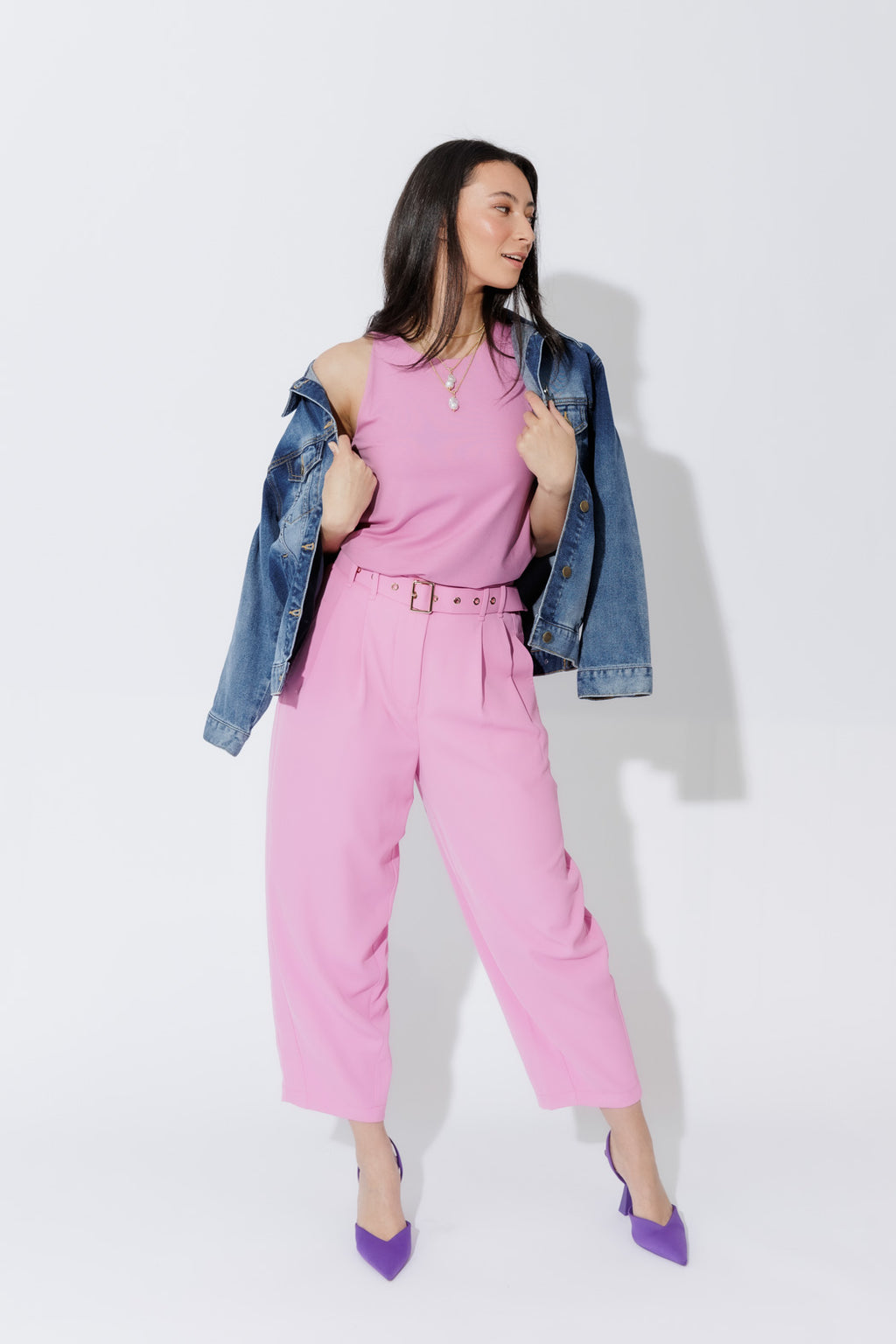 Pink Tencel Flippy Cami