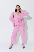 Pink Euro Tailored Vest