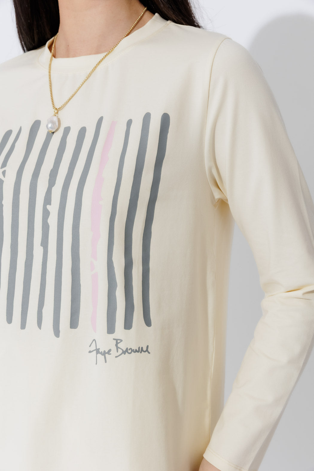 Lemon Lines Long Sleeve T-Shirt