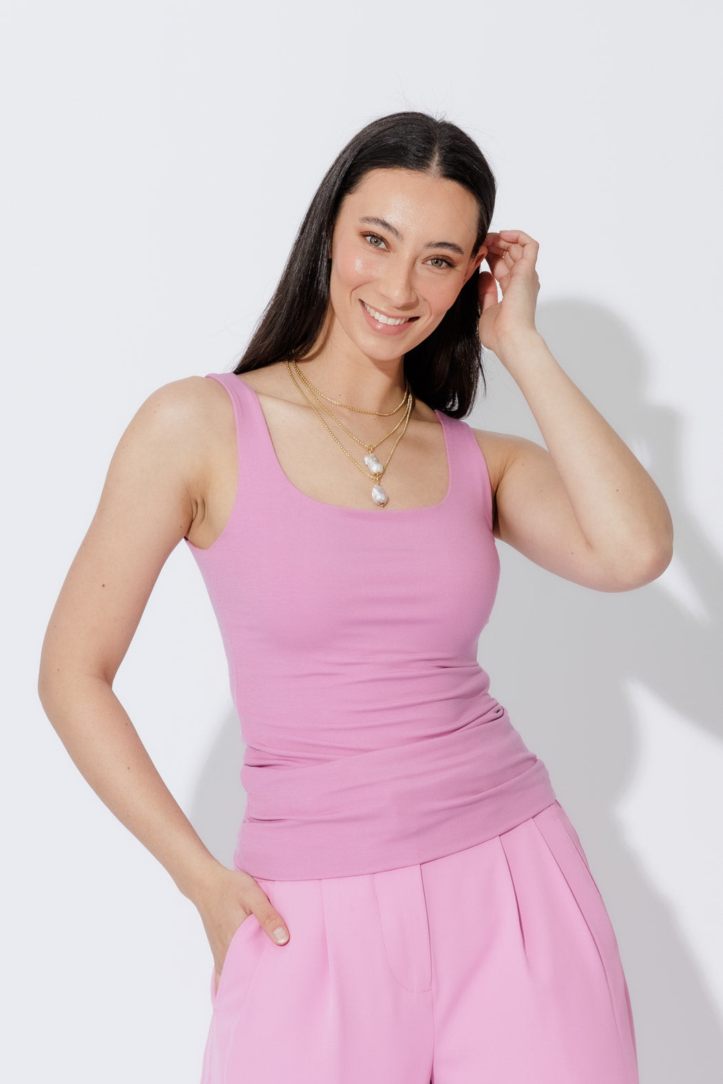 Pink Tencel Body Cami