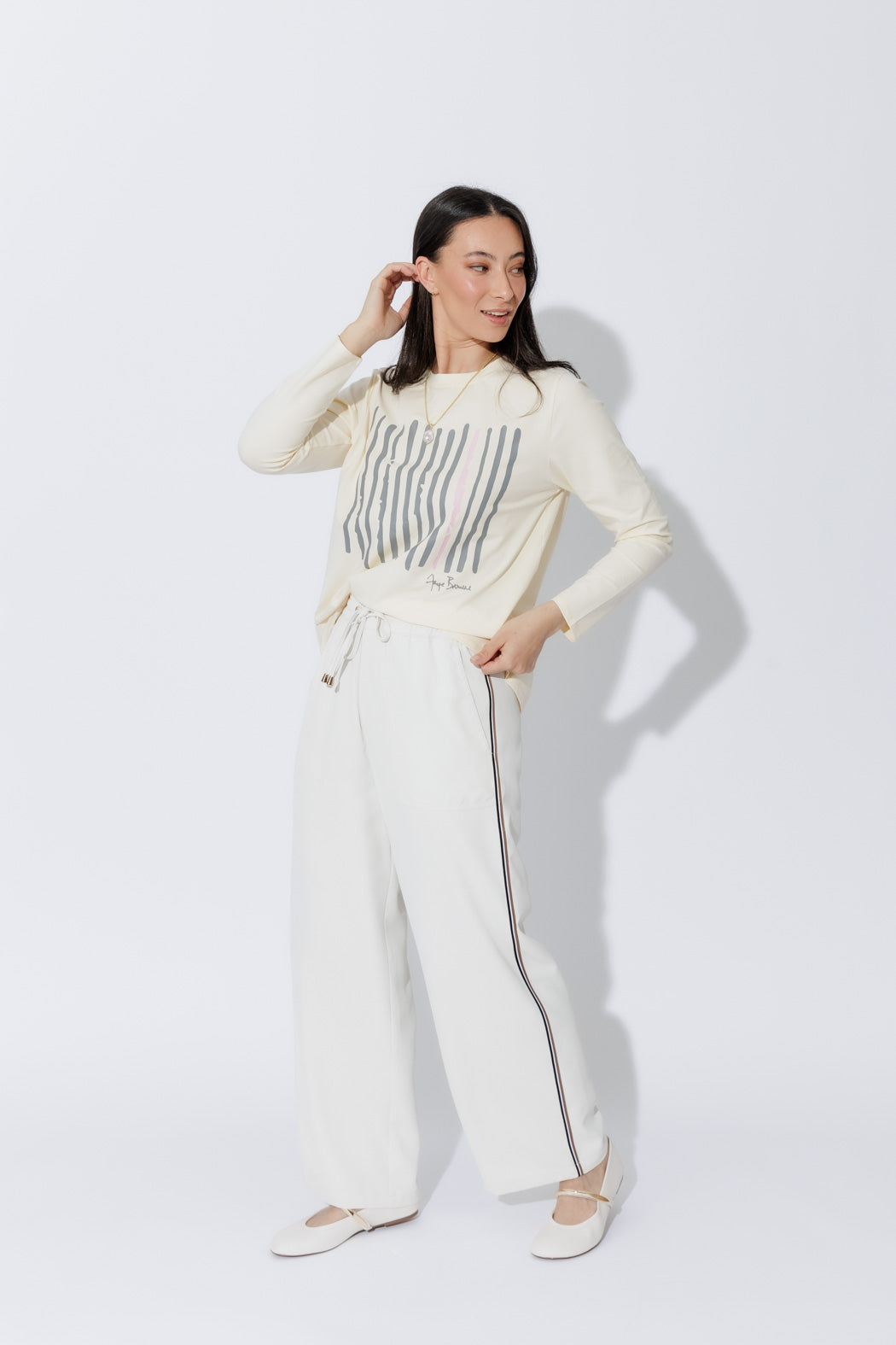 Lemon Lines Long Sleeve T-Shirt