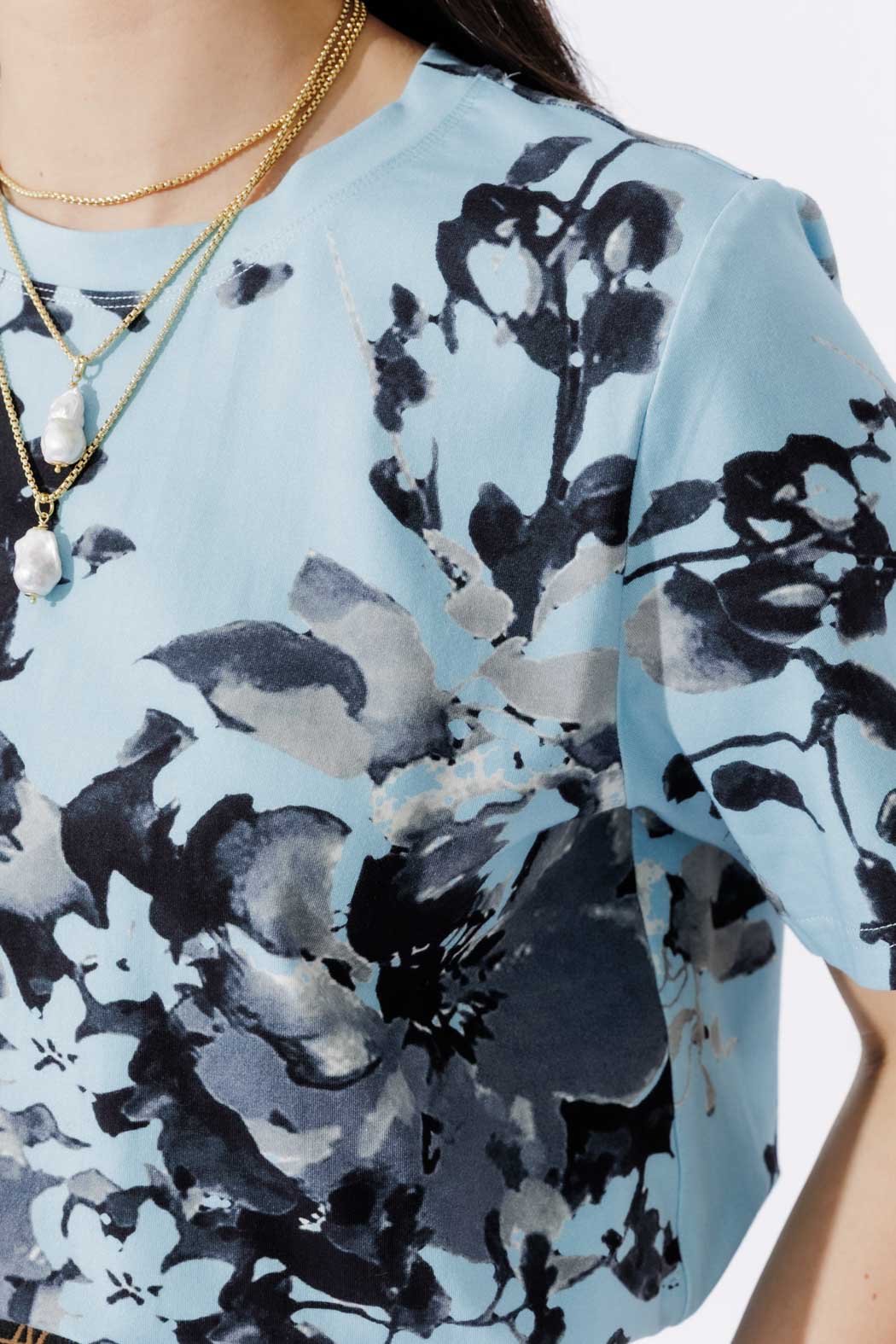 Blue Floral T-Shirt
