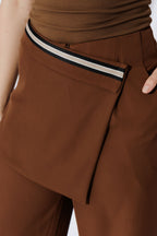 Cocoa Euro Drape Pant