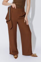 Cocoa Euro Drape Pant