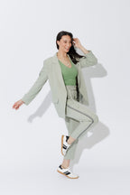 Mint Sport Paperbag Pant