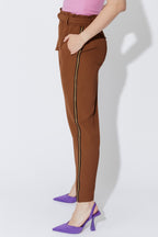Chocolate Sport Paperbag Pant