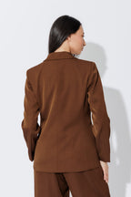 Chocolate Euro Pocket Blazer