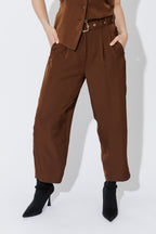 Chocolate Euro Barrel Cleo Pant