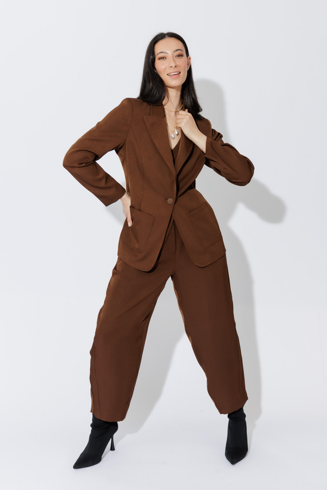 Chocolate Euro Barrel Cleo Pant