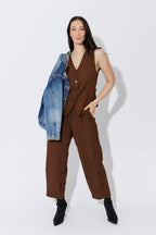 Chocolate Euro Barrel Cleo Pant