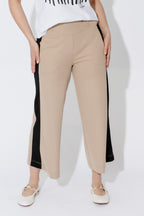 Beige Panelled Jet Culotte