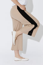 Beige Panelled Jet Culotte