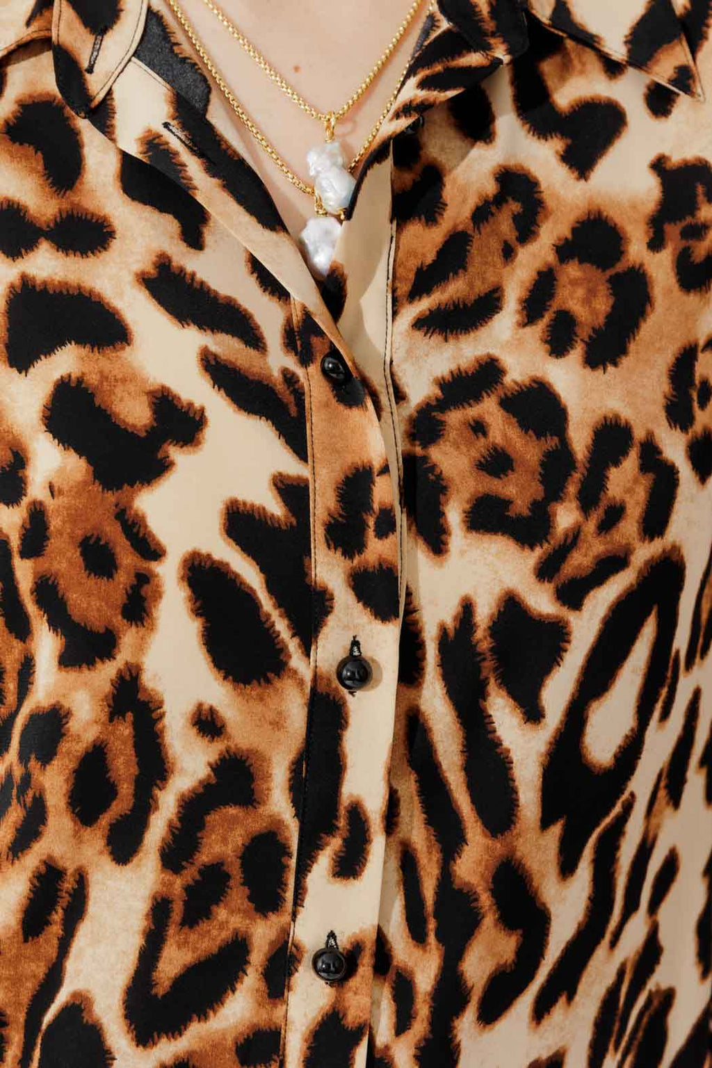 Animal Balloon Sleeve Shirt