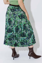 Green Pleat Skirt