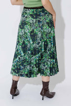 Green Pleat Skirt