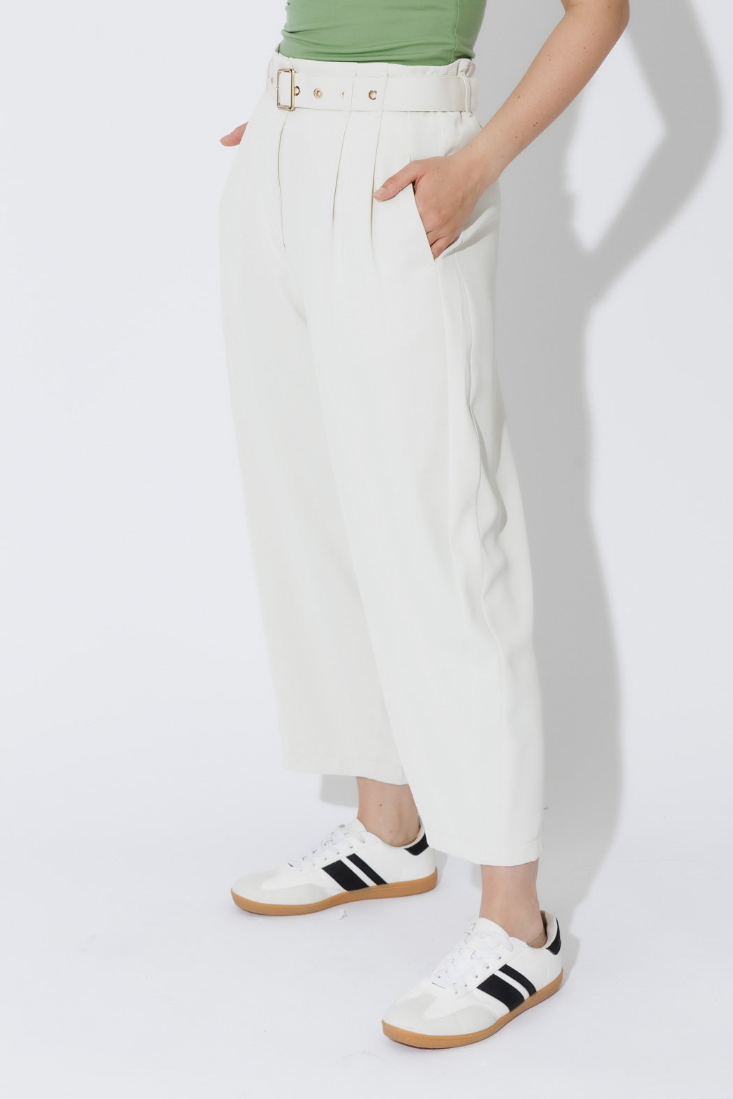 Ivory Euro Barrel Cleo Pant